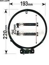 ELECTROLUX EOB944 CIRCULAR FAN OVEN HEATING ELEMENT - 193MM DIAMETER