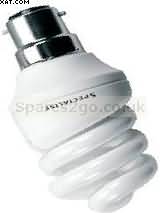 UNIVERSAL Universal 15W BC SPIRAL ENERGY SAVING LAMP