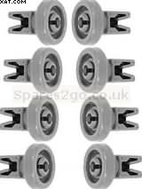 A.E.G 911735005 UPPER WHEELS - PACK OF 8 - HIGH QUALITY REPLACEMENT PARTS